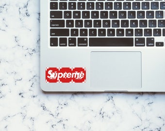 Supreme x Louis Vuitton Decal - Louis Vuitton x Supreme Sticker - Macbook Stickers - Car Decals - Printed Vinyl