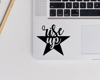 rise up decal, Hamilton Musical sticker, laptop decal, car stickers