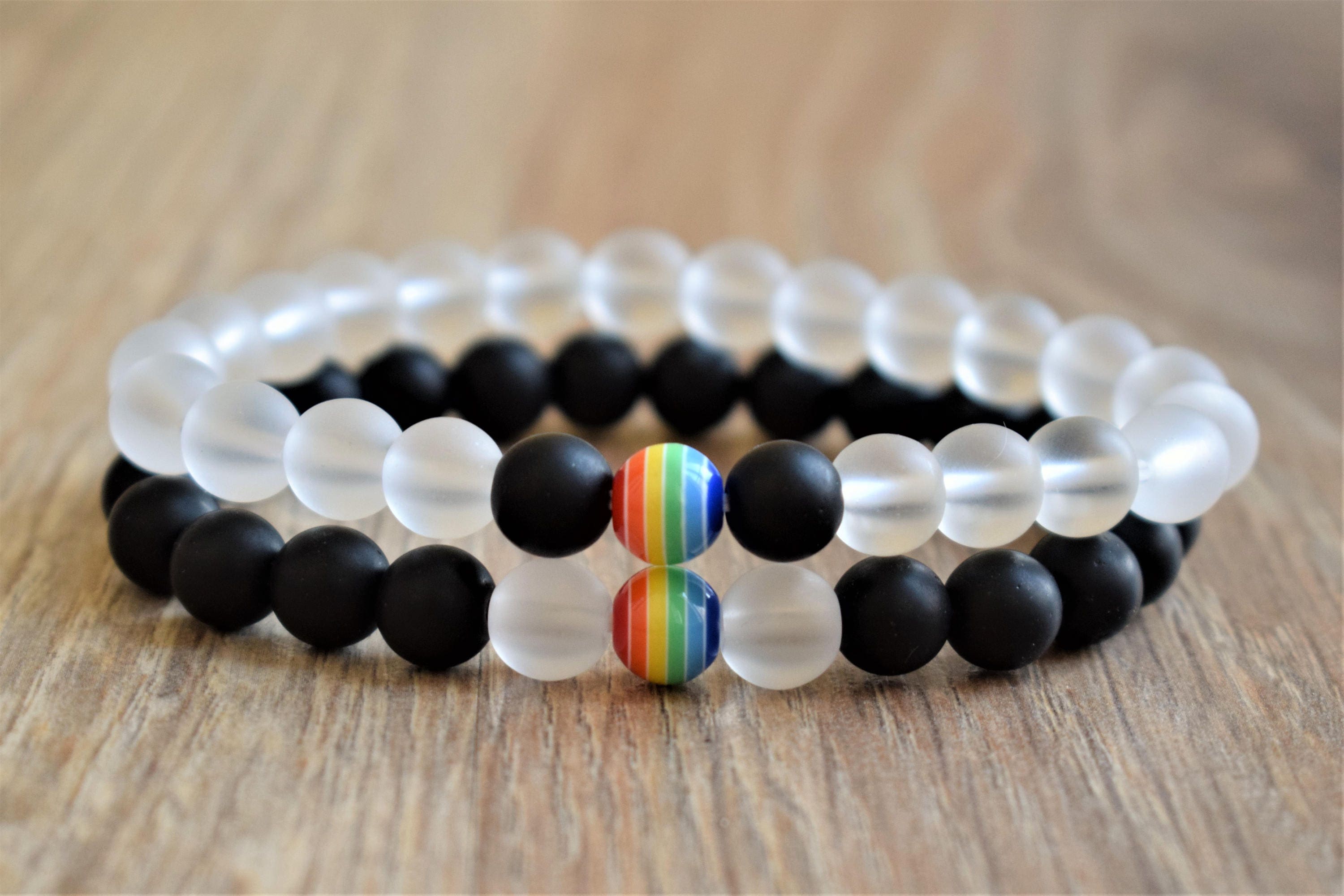 gay gay pride bracelet arcenbracelet perle bracelet gay