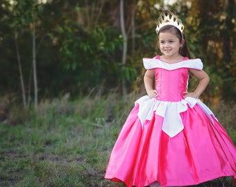 Sleeping Beauty Dress / Inspired Disney Princess Dress Aurora Costume / Ball gown style for toddler, child, girls, baby