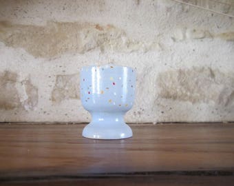 Customizable hand painted wooden egg Cup