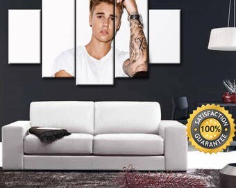 Justin Bieber canvas, Justin Bieber, Bieber canvas, Super Star canvas, Star canvas,Justin Bieber wall art, Home decor, Wall art, Wall decor
