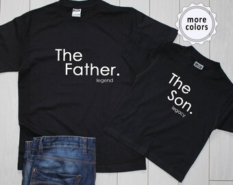 Father Son Matching Shirts Father Son Matching Outfits Dad and Son shirts The Father The Son Matching Shirts Fathers Day Gift Dad and Me