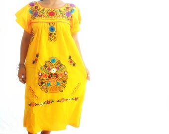 Yellow mexican dress Yellow mexican dress