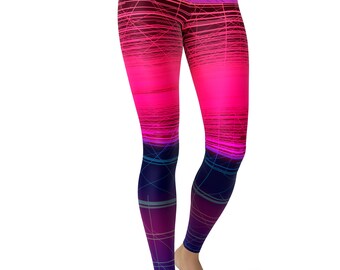 thumbnail image 2 of Disney Beauty And The Beast Yoga Leggings – OSFM Ankle Length, Cotton Spandex 2 of 3