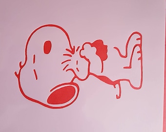 Snoopy stencil | Etsy
