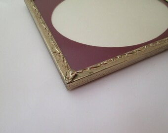 Vintage 8x10 Frame, wedding frame, 8x10 picture frame, great gatsby, metal picture frame, wedding table numbers, repousse, frame 8x10, gold