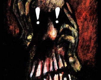Anxiety signed art print by Mister Reusch
