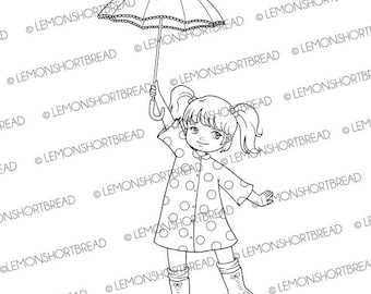 Digital Stamps Coloring Pages & Illustrations by lemonshortbread