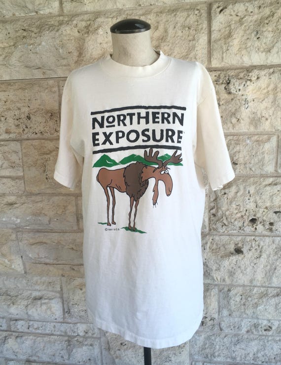 Items similar to 90's T shirt Northern Exposure T shirt Alaskan Moose ...