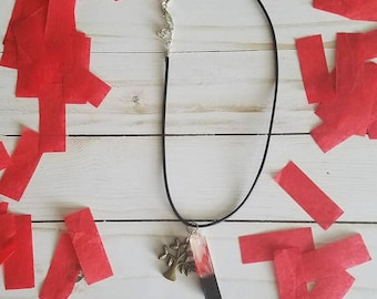 Twenty One Pilots Confetti Necklace from "Tour De Columbus"