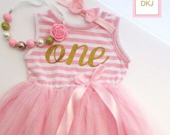Baby Girl First Birthday Outfit-1st birthday dress- baby dress- first birthday dress- birthday dress- 1st birthday outfit-tutu dress