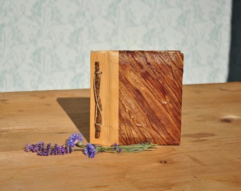 Photo album, natural photo album, vintage photo album, notebook, natural notebook, cornhusk photo album