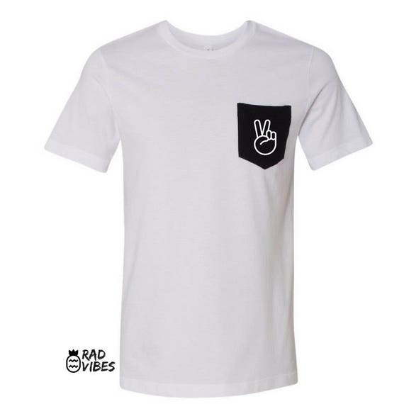 men's peace sign shirt