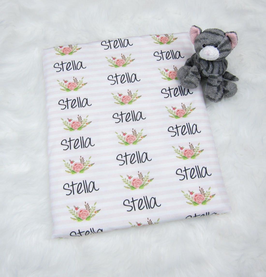 Baby Girl Swaddle Blankets Personalized Swaddle Blanket