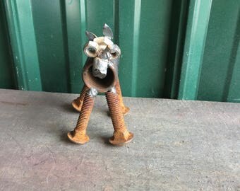 metal dog sculptures for sale