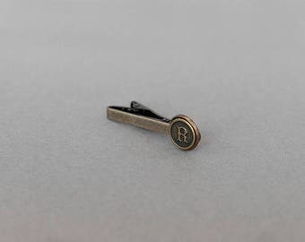 Personalized Tie Clip Initial Tie Clip Monogram Tie Clip Personalize Gifts Groom Gifts Groomsmen Tie Clip Groomsmen Gifts