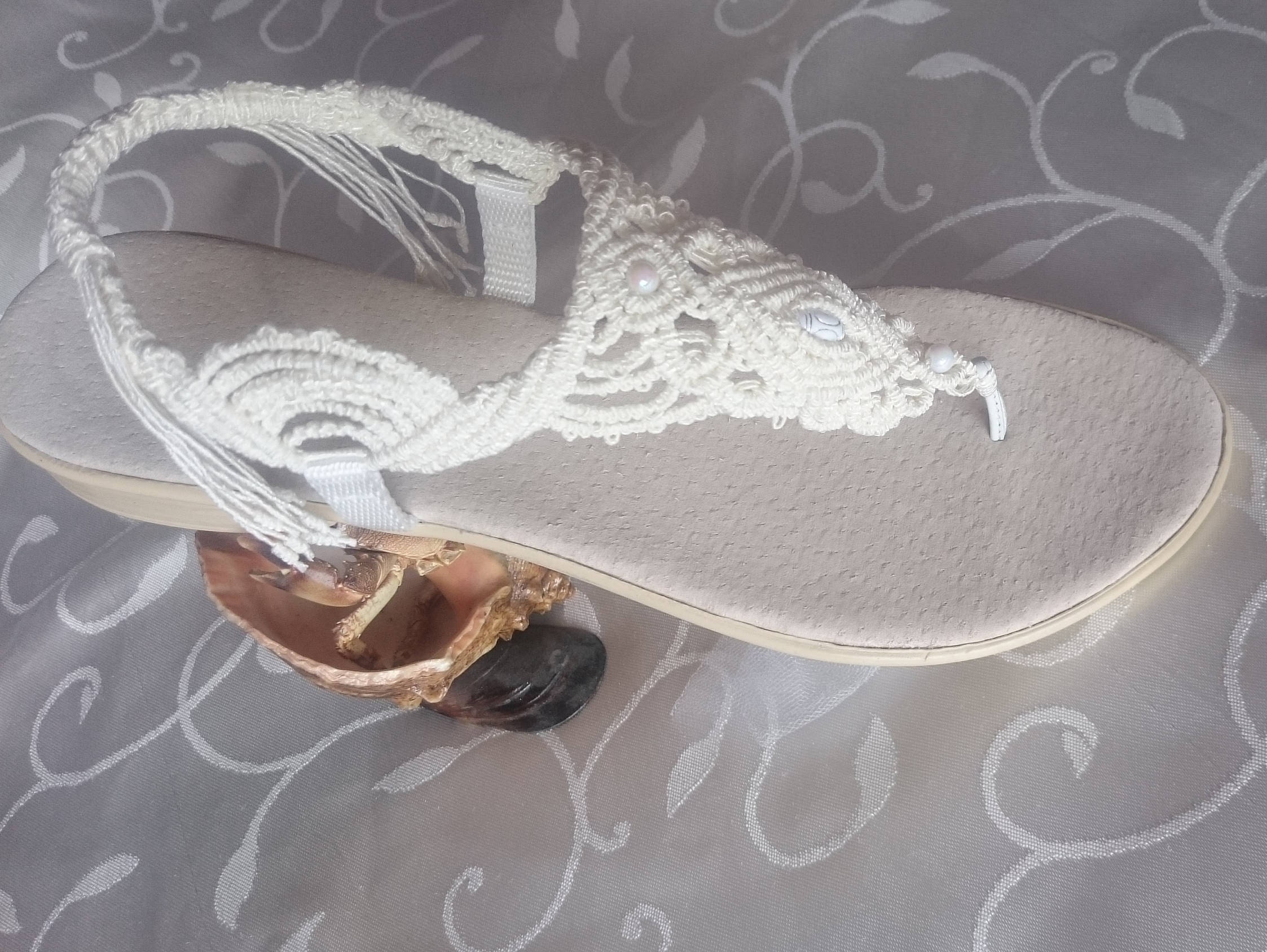 Bohemian Wedding Sandals Women Leather Sandals Vintage