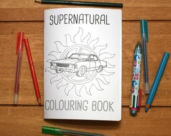 Supernatural Colouring Book