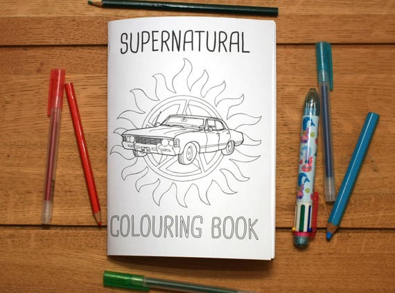 Supernatural Colouring Book