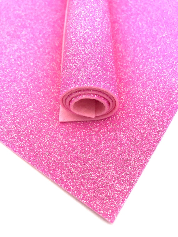 Rainbow Pink Glitter Felt//1 sheet//8X12