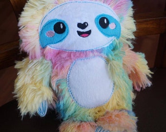 rainbow sloth stuffed animal