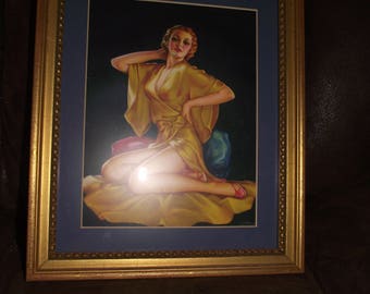 VALENTINE Key to my Heart DEMARTINI Pin Up 12x18 Print Fencing