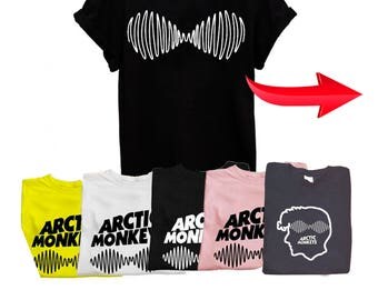 Arctic monkeys AM Soundwave t shirt Music band printed T-shirts Death Ramps T-Shirt Alex turner Unisex t shirt