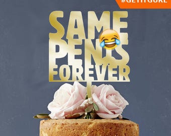 Penis cake topper | Etsy