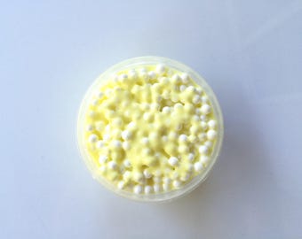 Banana Creme Floam Slime (3oz) ~ Banana Scent