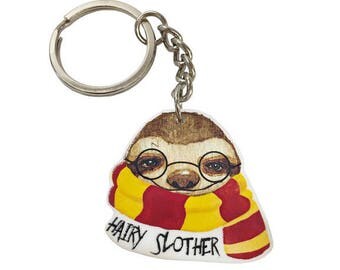 Hairy Slother keychain