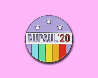 RuPaul '20 Enamel Lapel Pin