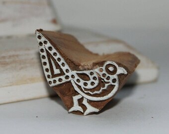 hand-carved Indian wooden temple, bird