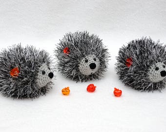 Crochet Hedgehog Plush Toy Giftforher for kids Stuff Crochet