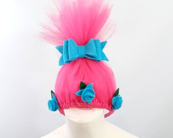 Poppy Troll Inspired Headband suitable for Children
