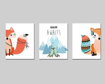 Printable fox | Etsy