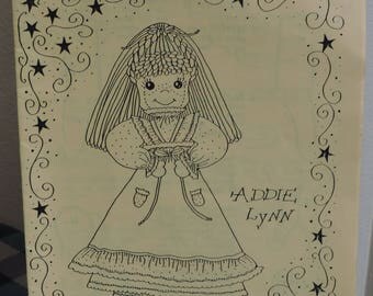 Vintage Rag Doll Pattern Addie Lynn