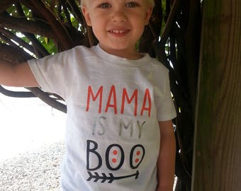Mama is My Boo | Mama is My Boo Shirt | Halloween Shirt for Boys | Toddler Boy Halloween Shirt | Mama is my Boo Onesie | Boys Halloween