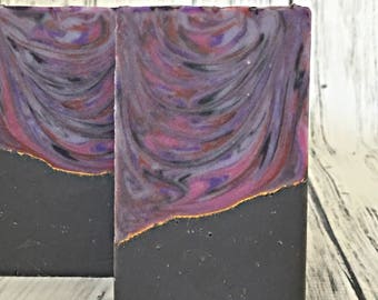 Huckleberry Soap - Homemade Soap - Made in Oregon - Summer Soap - Handcrafted Soap Bar - Berry Scented Soap - Purple Soap - Summer Outdoors