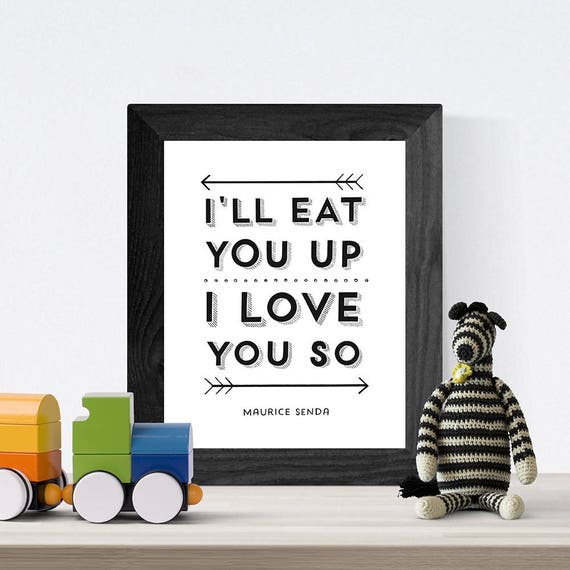 Hand Lettered Quote Wall Art Art Print Nursery Decor