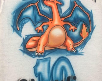 Pokemon birthday shirt, pokemon plush, pokemon cards, pokemon invitation, pokemon svg, pokemon birthday, pokemon go, charizard shirt,