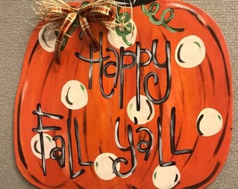 Pumpkin Door Hanger-Fall Door Hanger-Chevron Pumpkin Door Hanger-Fall Decor-Autumn Decor-Autumn Door Hangers