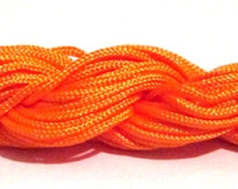 Orange 2 skeins of 12mm mm nylon thread