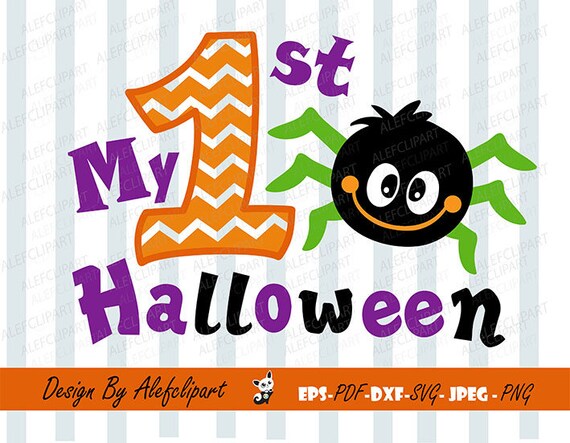 Download My 1st Halloween with spiderFirst Halloween SVG Spider