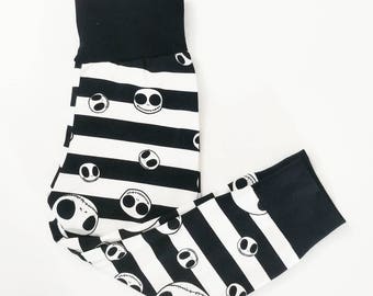 halloween pants, halloween leggings, halloween baby, nightmare before christmas leggings, nightmare before christmas pants, jack skellington