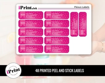Plexus Labels, Plexus Printed Labels, Plexus Address Labels, Plexus Brochure Labels - PLX-RAL012