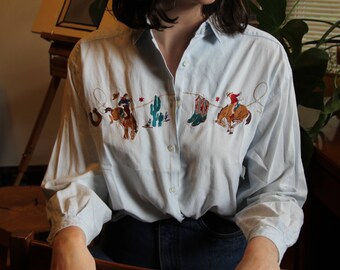 Eddie Bauer Western Button Up