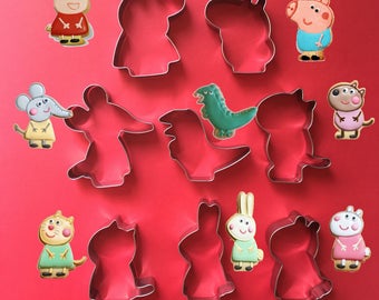Dog Cat Rabbit And Sheep Cookie Cutter Set Dog Cat Rabbit And Sheep Cookie Cutter Set