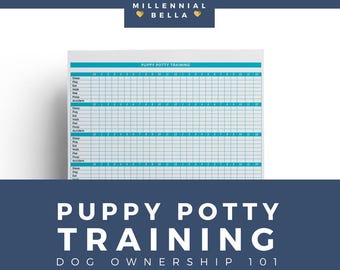 Printable Puppy Potty Training Record Instant Download