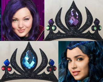 Descendants Crown,Disney Descendants 2,Devil Crown,Witch Crown,Maleficent Crown,Snow White step mom,Witch Costume,Devil Costume,Demon Crown